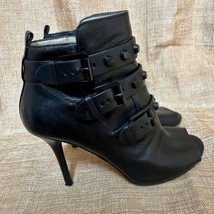 Michael Kors peep toe ankle boots